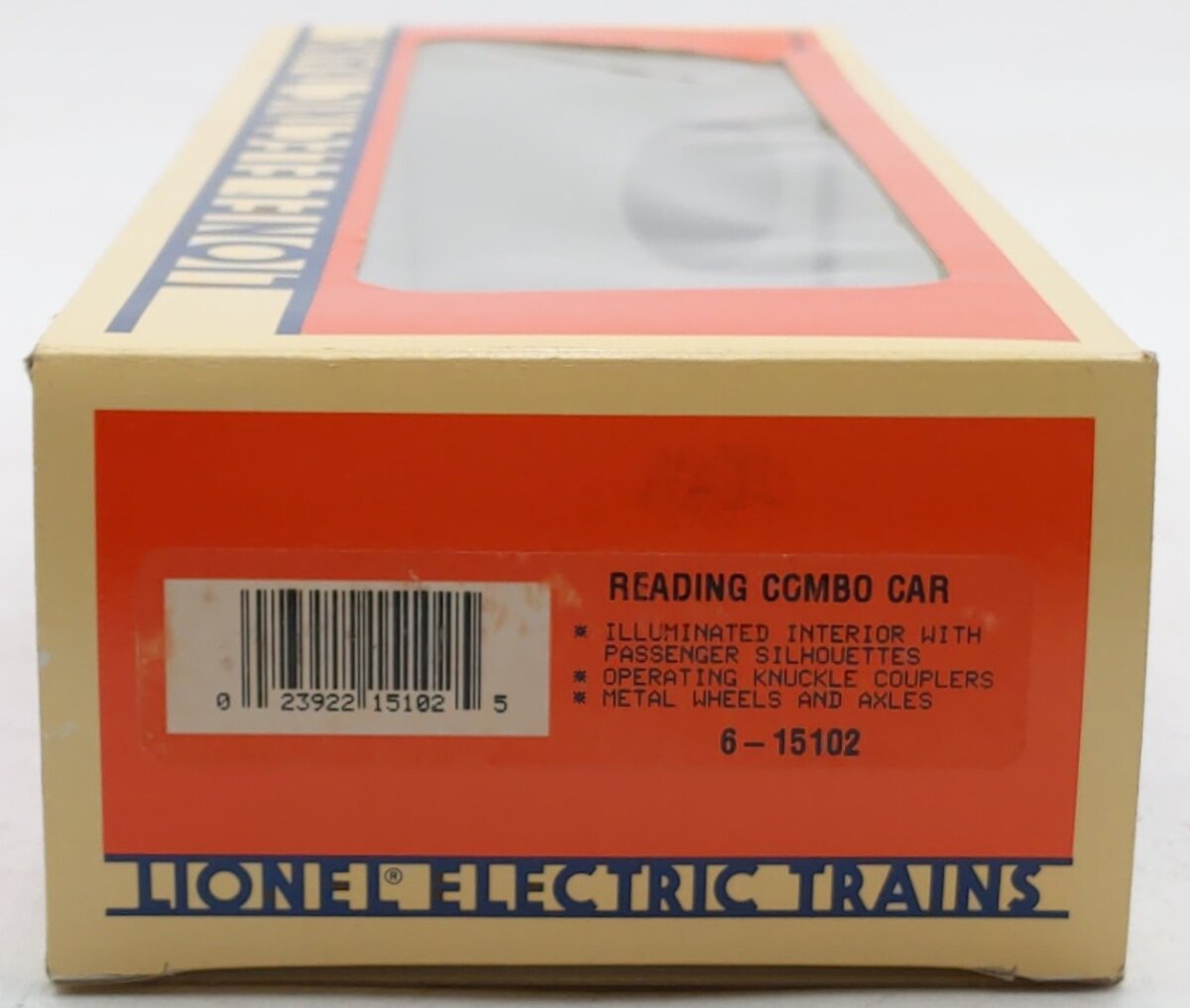 Lionel 6-15102 O Gauge Reading Combo Passenger Car EX/Box