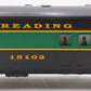 Lionel 6-15102 O Gauge Reading Combo Passenger Car EX/Box