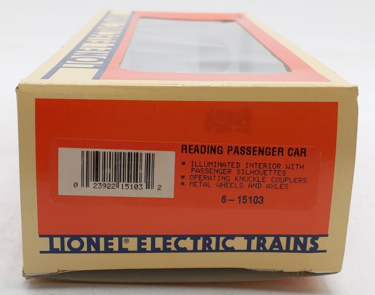 Lionel 6-15103 O Gauge Reading Passenger Car EX/Box