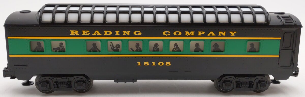 Lionel 6-15105 O Gauge Reading Full Vista Dome Passenger Car EX/Box