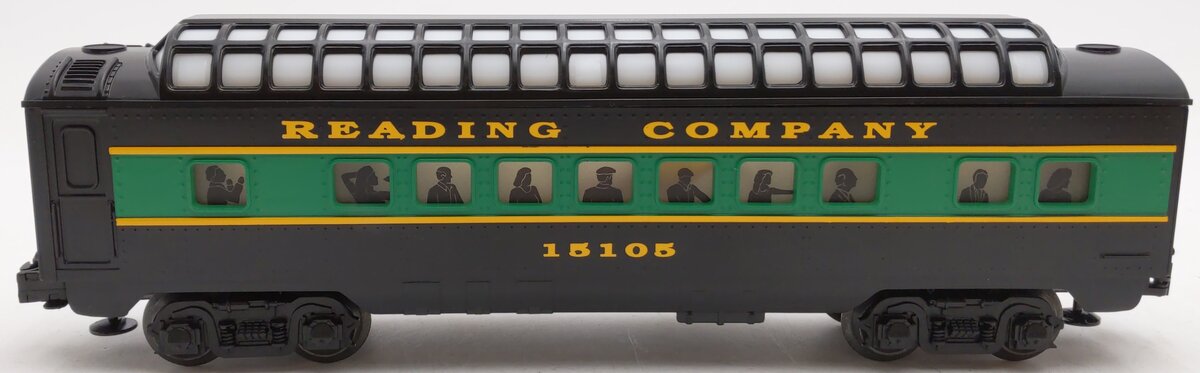 Lionel 6-15105 O Gauge Reading Full Vista Dome Passenger Car EX/Box