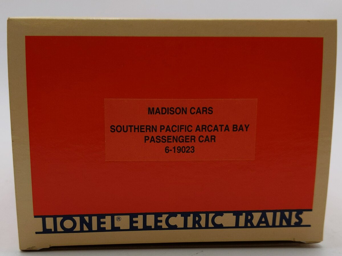 Lionel 6-19023 O Gauge Southern Pacific "Arcata Bay" Madison Passenger Car EX/Box
