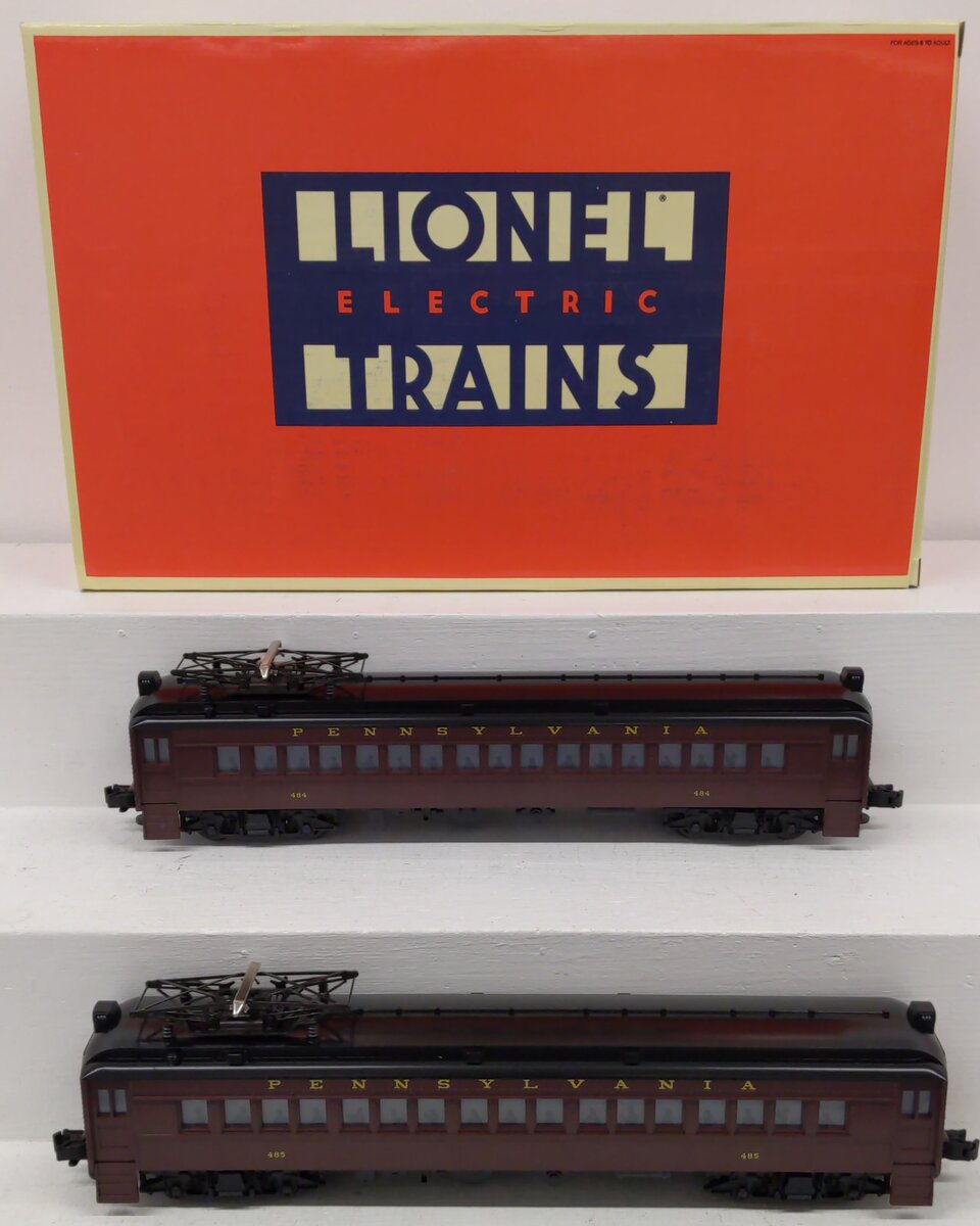 Lionel 6-18306 O Gauge Pennsylvania Multiple-Unit Commuter Cars #483/4574 EX/Box