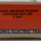 Lionel 6-9451 O Gauge Southern Railway "Famous American Railroad" Boxcar #9451 LN/Box