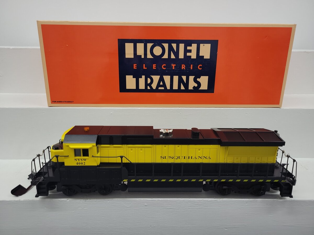 Lionel 6-18211 O Gauge Susquehanna Dash 8-40B Diesel Locomotive #4002 EX/Box