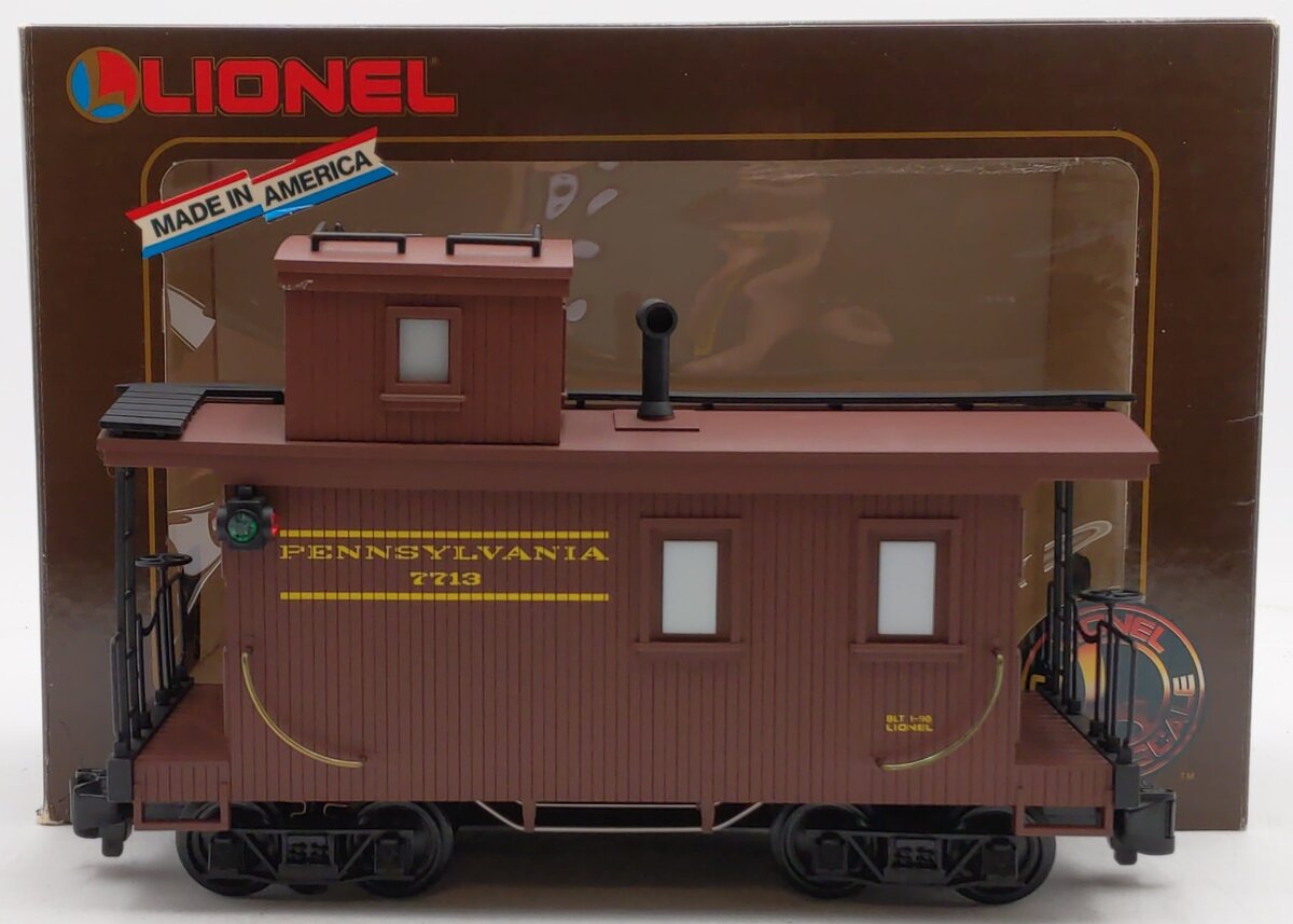 Lionel 8-87713 G Scale Pennsylvania Caboose #7713 EX/Box