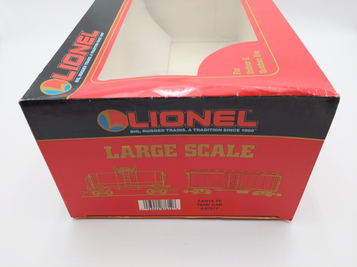 Lionel 8-87612 Santa Fe Tank Car EX/Box