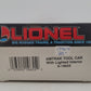 Lionel 6-19655 O Gauge Amtrak Tool Car with Lighted Interior EX/Box