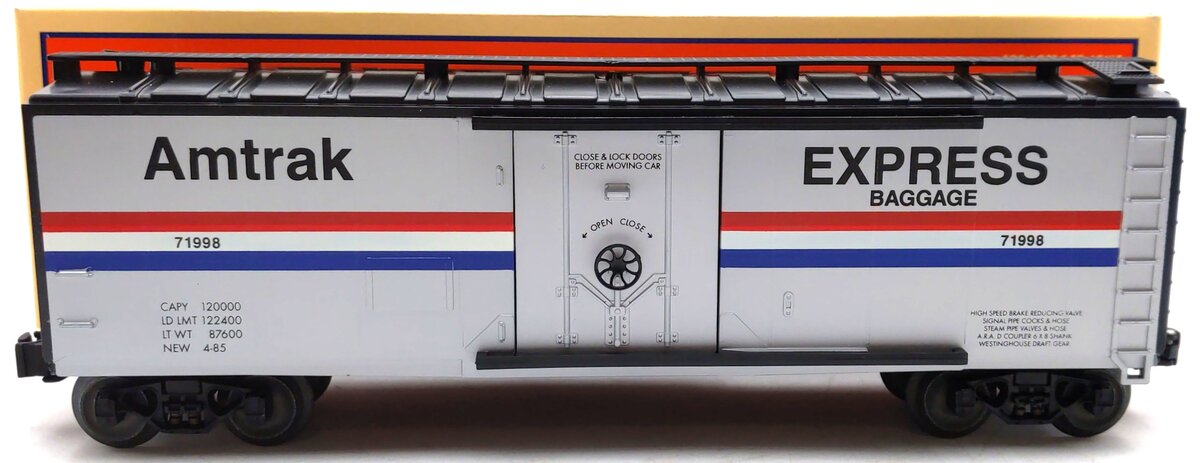 Lionel 6-71998 O Gauge Amtrak Express Baggage Box Car #71998 LN/Box