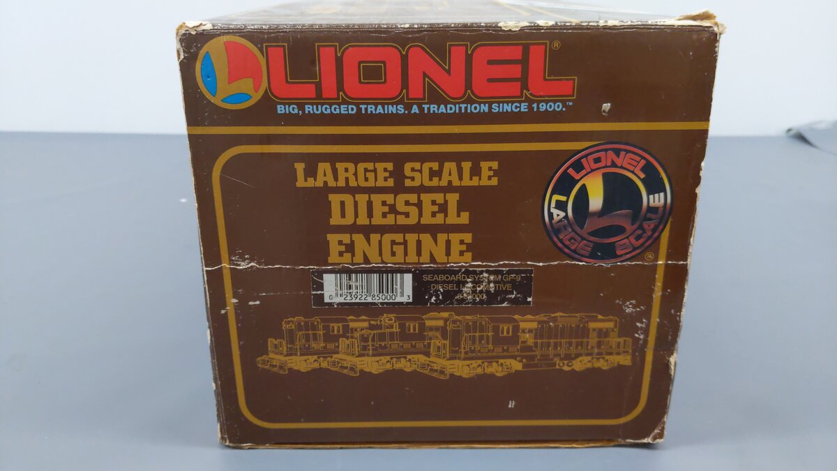Lionel 8-85000 G Scale Seaboard System Diesel Locomotive #5000 EX/Box