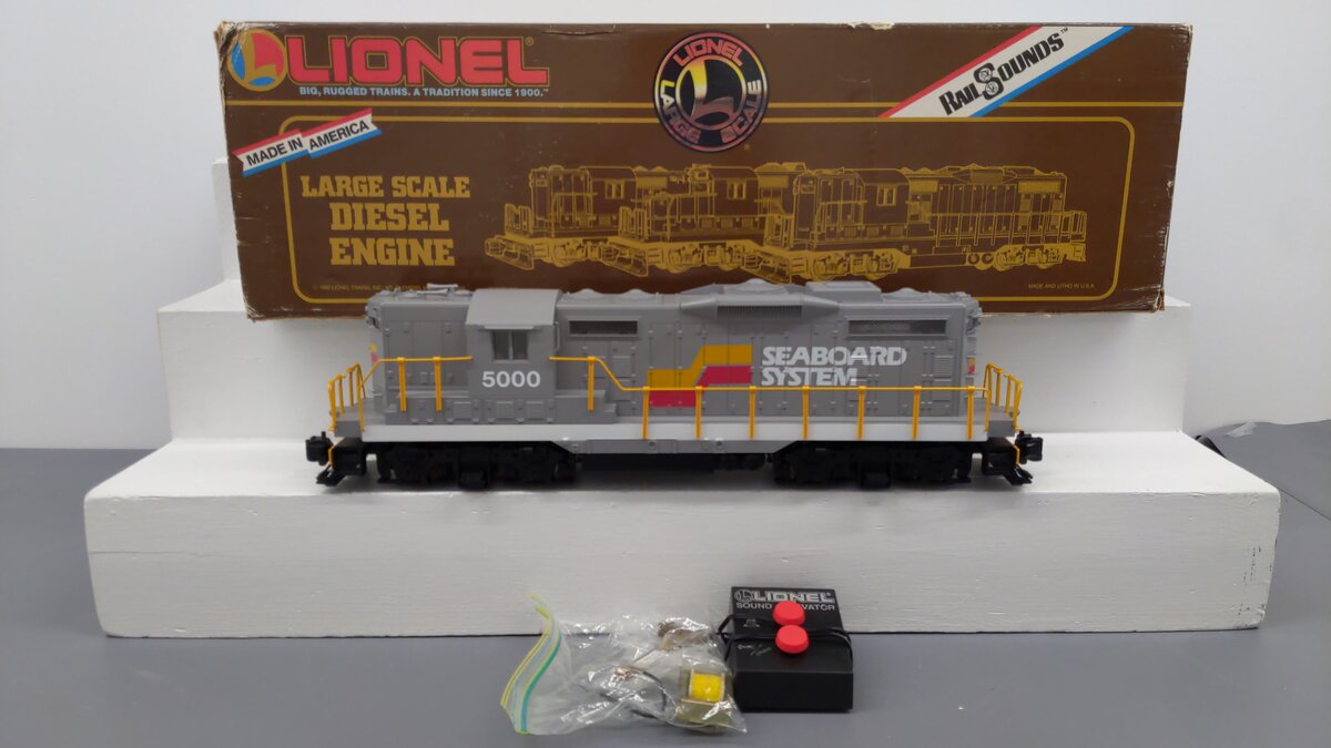 Lionel 8-85000 G Scale Seaboard System Diesel Locomotive #5000 EX/Box