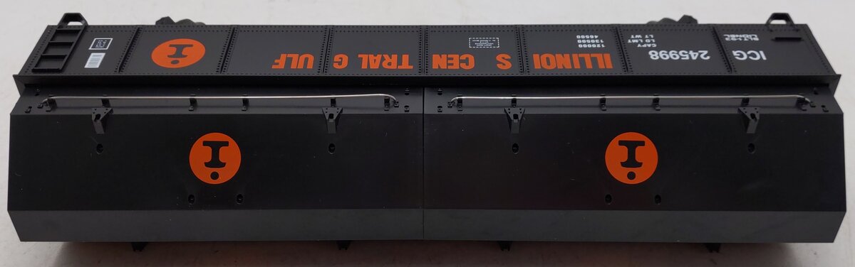 Lionel 6-17404 O Illinois Central Gulf Gondola with Coil Covers #245998 EX/Box