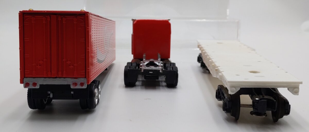 K-Line K6632 Coca-Cola Tractor Trailer & Flatcar EX/Box