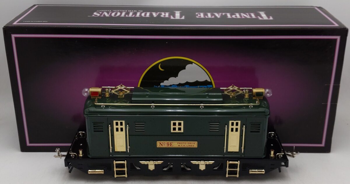MTH 10-1105-1 Std. Gauge Tinplate No. 9E Electric Locomotive w/PS1 EX/Box