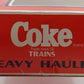K-Line KK6634 Coca-Cola Heavy Hauler Flatcar w/ Tractor Trailer EX/Box