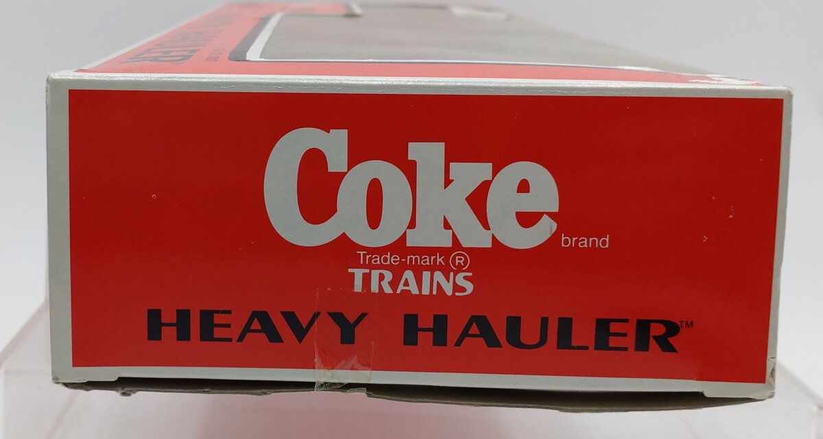 K-Line K6667 O Gauge Coke 10th Anniversary Flatcar w/Truck & Trailer EX/Box