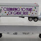 K-Line K6667 O Gauge Coke 10th Anniversary Flatcar w/Truck & Trailer EX/Box