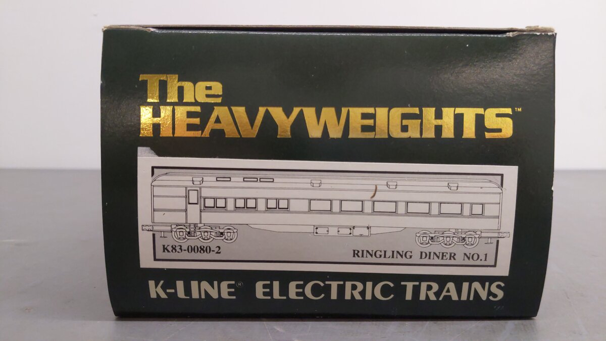 K-Line K83-0080-2 O Gauge Ringling Brothers Circus 18" Diner Car #80 EX/Box