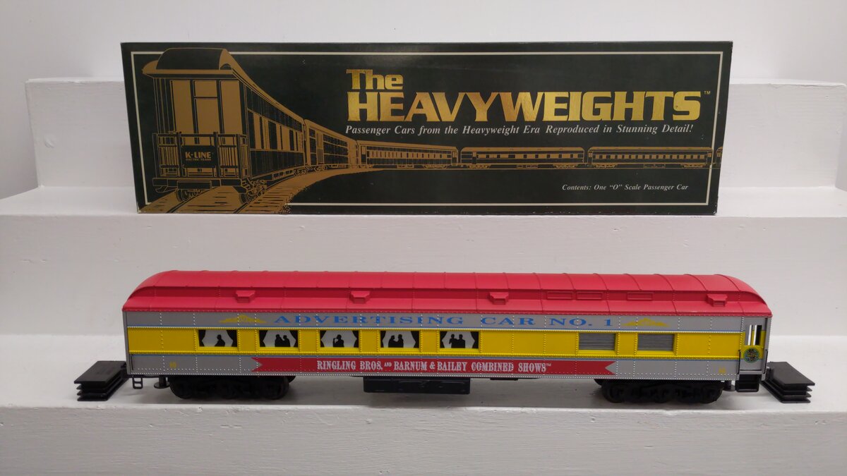 K-Line K83-0080-2 O Gauge Ringling Brothers Circus 18" Diner Car #80 EX/Box