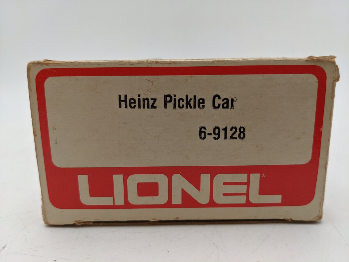 Lionel 6-9128 O Gauge Heinz Pickle Vat Car #9128 VG/Box