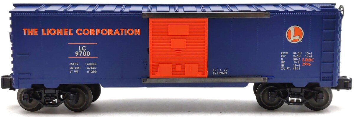 Lionel 6-29200 O Gauge Lionel Railroad Club Boxcar #9700 LN/Box