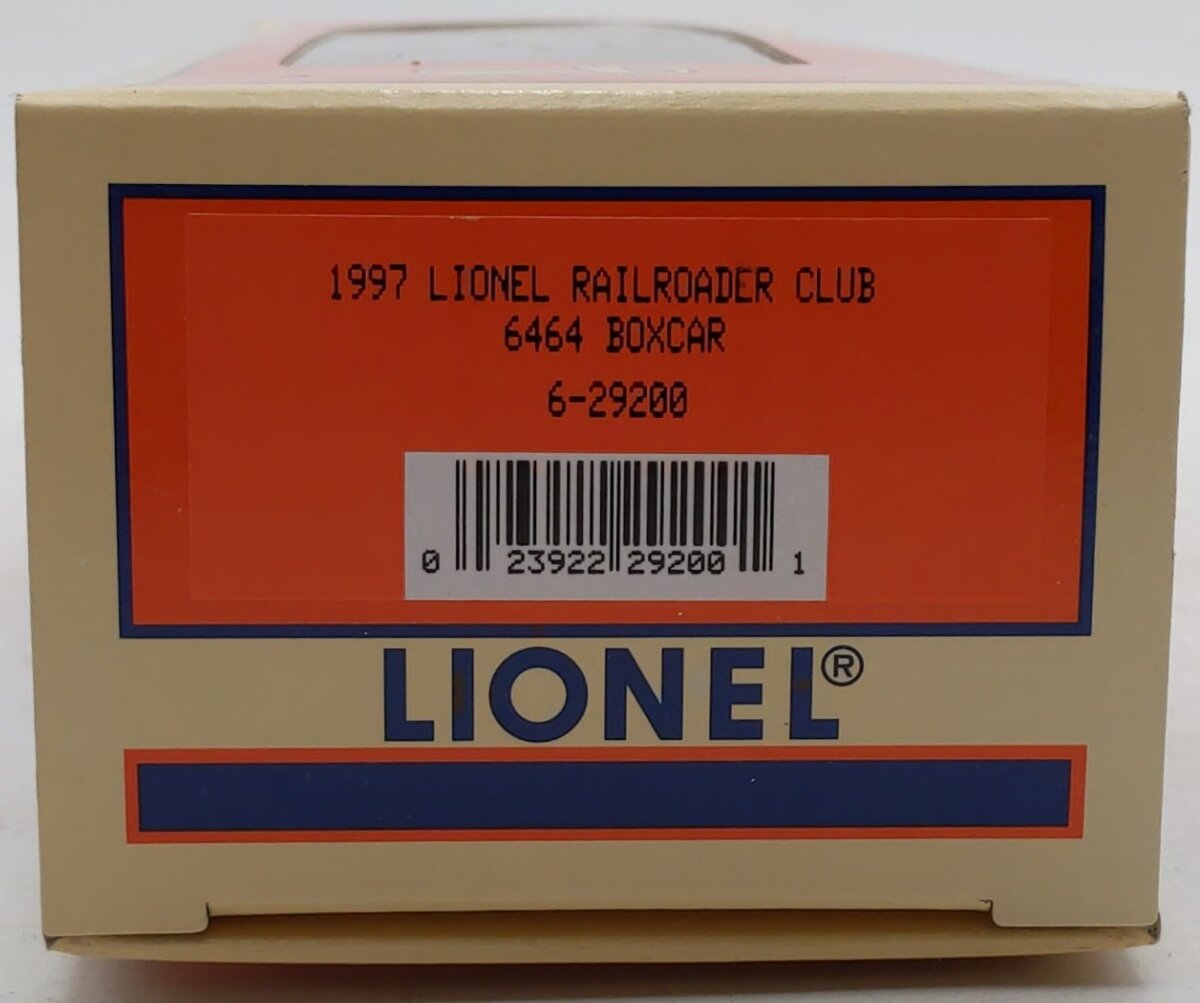 Lionel 6-29200 O Gauge Lionel Railroad Club Boxcar #9700 LN/Box