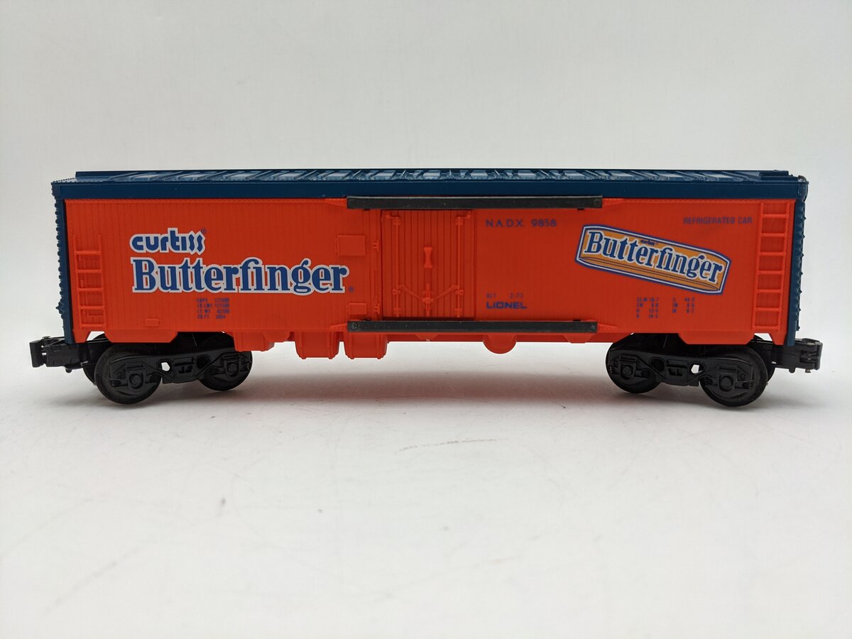 Lionel 6-9858 O Gauge Butterfinger Billboard Reefer Car VG/Box