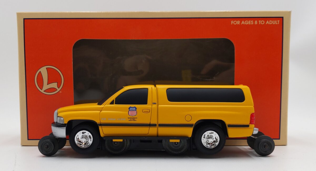 Lionel 6-18439 O Gauge Union Pacific Dodge Ram Track Inspection Vehicle LN/Box