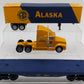 K-Line K6638 O Gauge Alaska Flatcar with Tractor Trailer VG/Box