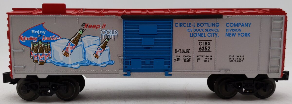 Lionel 6-19832 O Gauge Lionel Cola Ice Car #6352 EX/Box