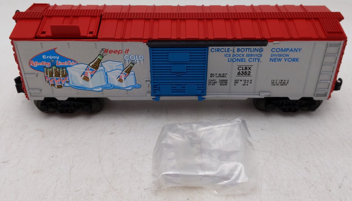 Lionel 6-19832 O Gauge Lionel Cola Ice Car #6352 EX/Box