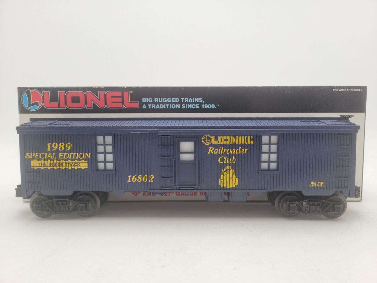 Lionel 6-16802 O Gauge Lionel Railroader Club Tool Car #16802 LN/Box