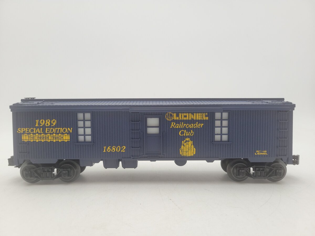 Lionel 6-16802 O Gauge Lionel Railroader Club Tool Car #16802 LN/Box
