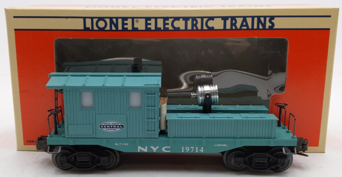 Lionel 6-19714 O Gauge New York Central Searchlight Caboose EX/Box