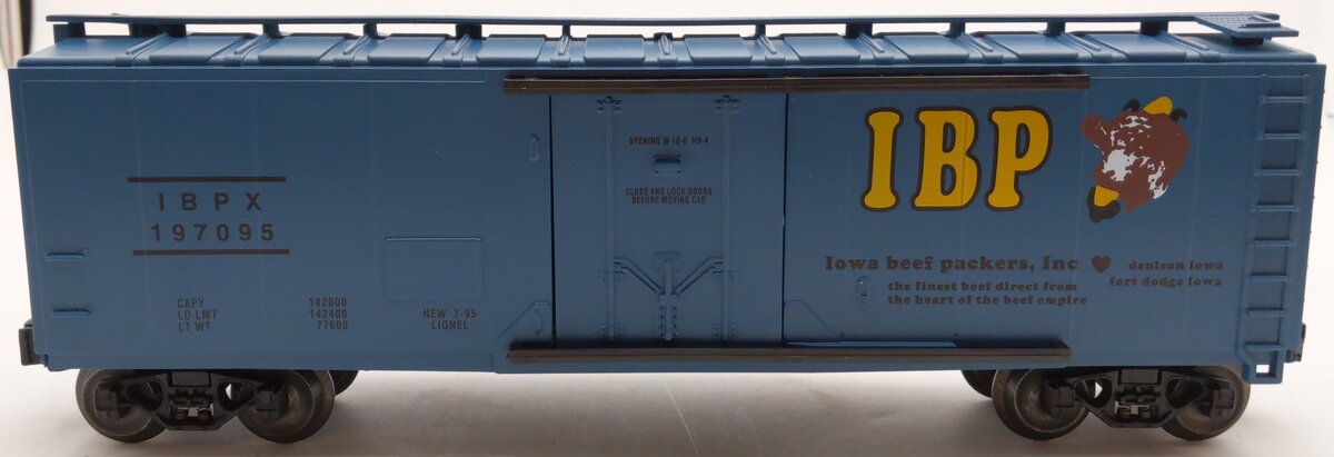 Lionel 6-52074 O Gauge IBP LCCA-1995 Convention Reefer Car EX/Box