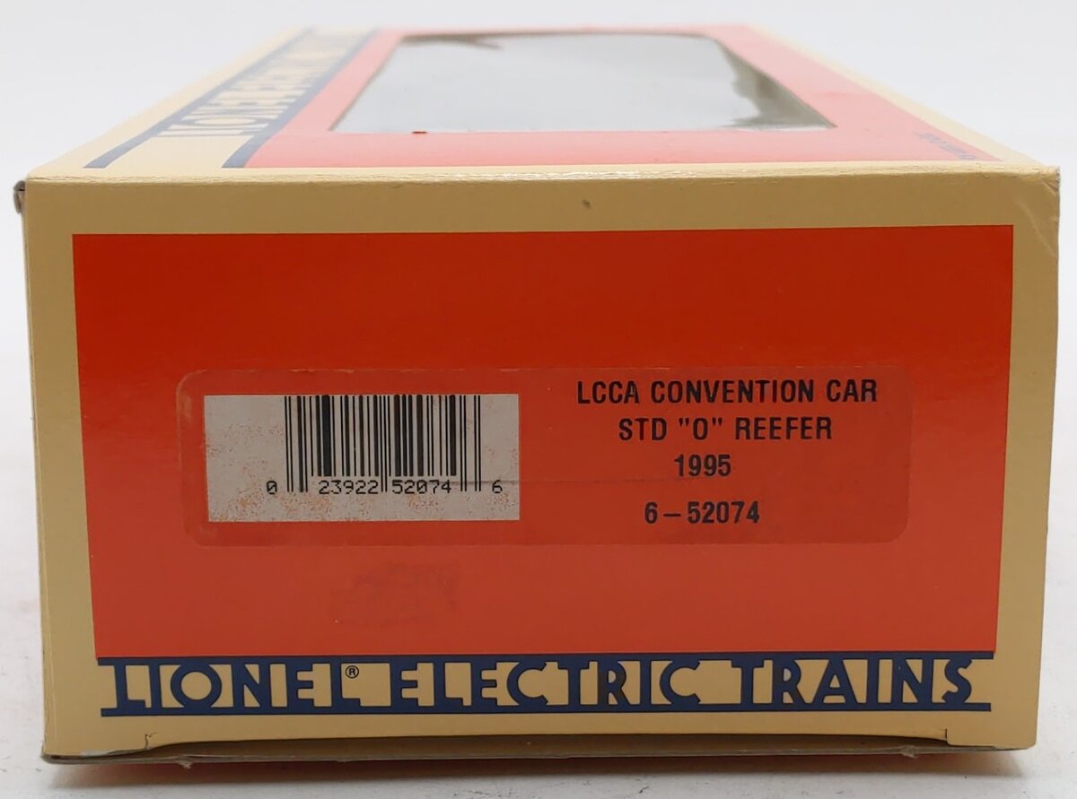 Lionel 6-52074 O Gauge IBP LCCA-1995 Convention Reefer Car EX/Box