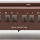 Lionel 6-19016 O Gauge Lionel Lines Madison Passenger Car #9016 EX/Box
