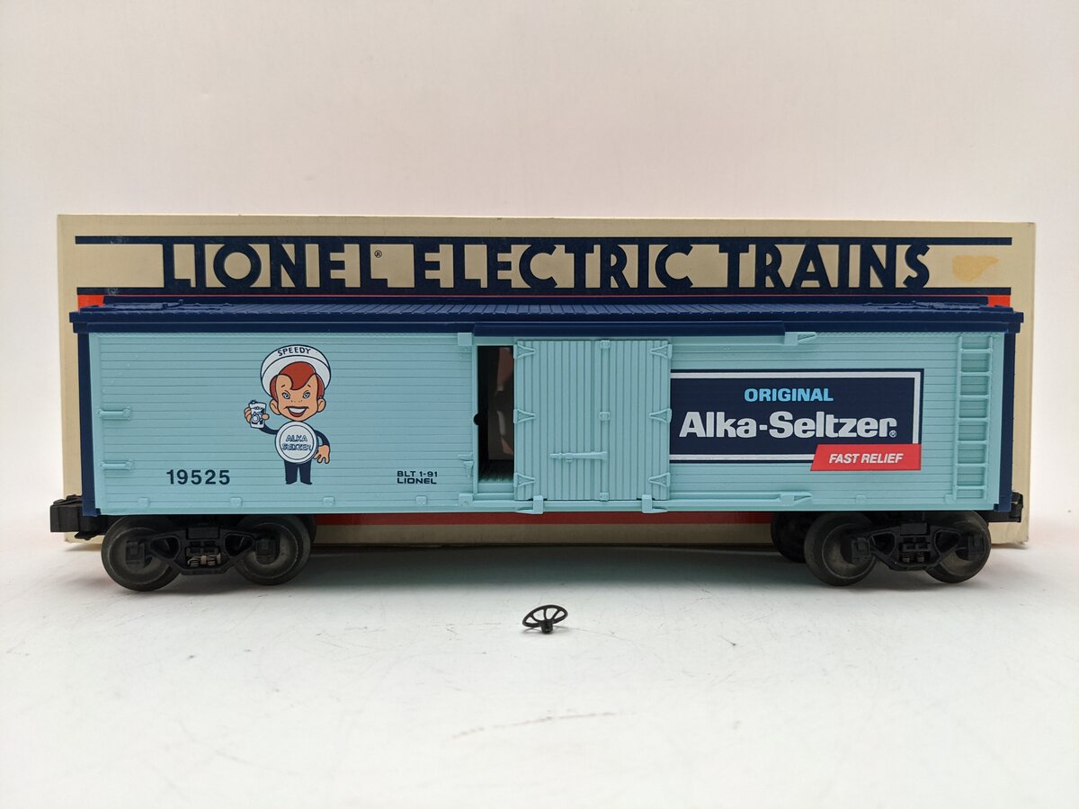 Lionel 6-19525 O Gauge Speedy Alka-Seltzer Billboard Reefer EX/Box