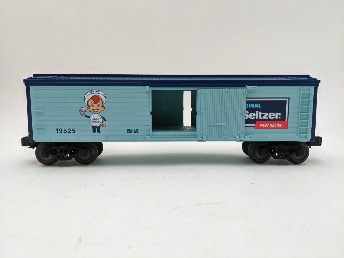 Lionel 6-19525 O Gauge Speedy Alka-Seltzer Billboard Reefer EX/Box
