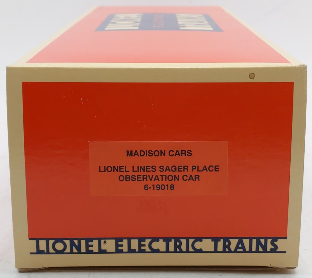 Lionel 6-19018 O Gauge Lionel Lines 'Sager Place' Observation Car #9018 EX/Box