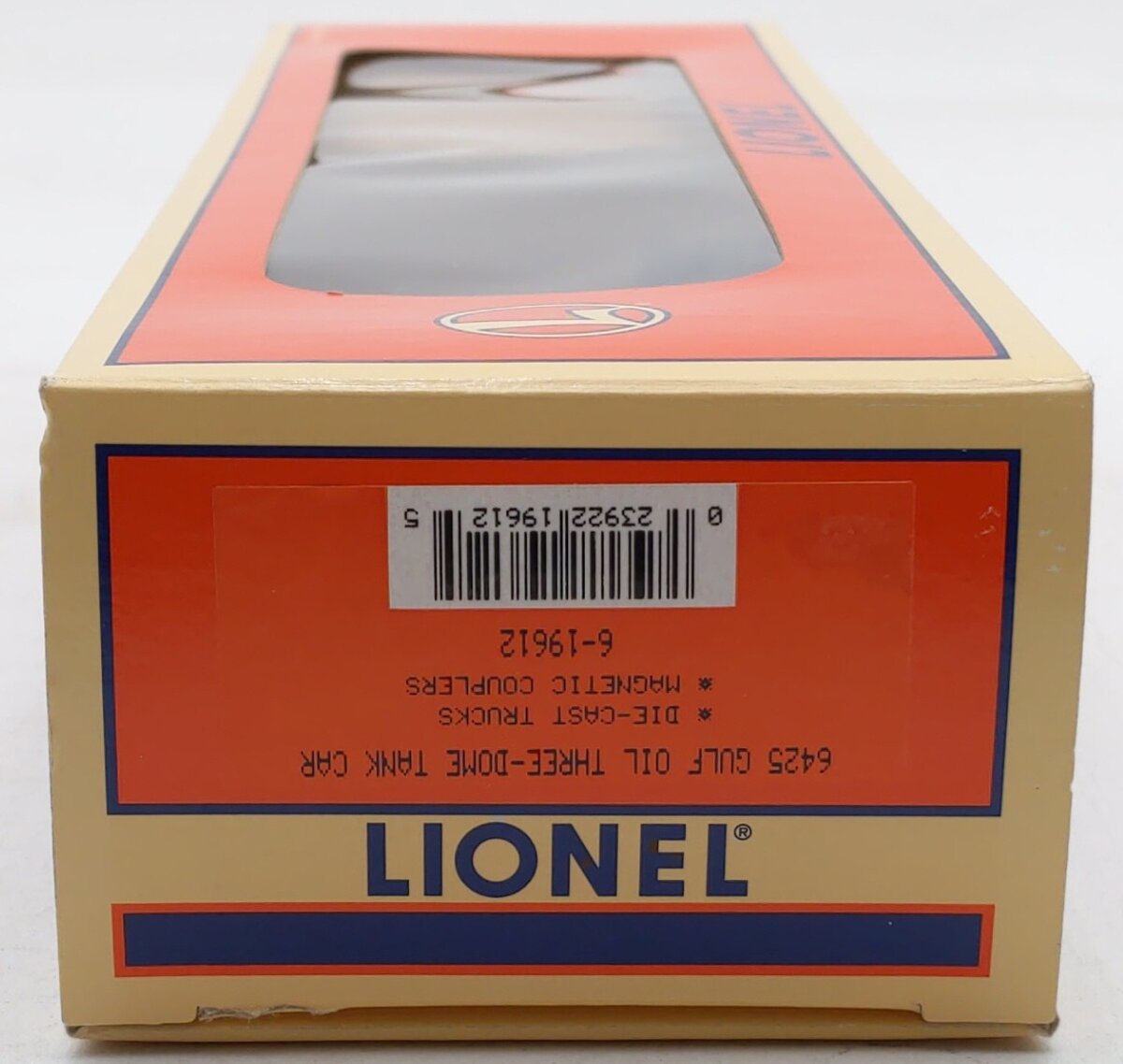 Lionel 6-19612 O Gauge Gulf Triple Dome Tank Car #6425 EX/Box