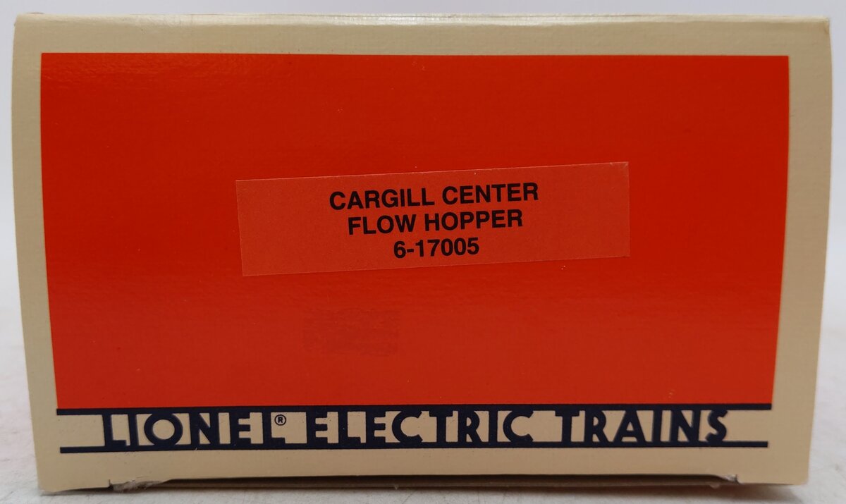 Lionel 6-17005 O Gauge Cargill 2-Bay Center Flow Hopper #17005 EX/Box