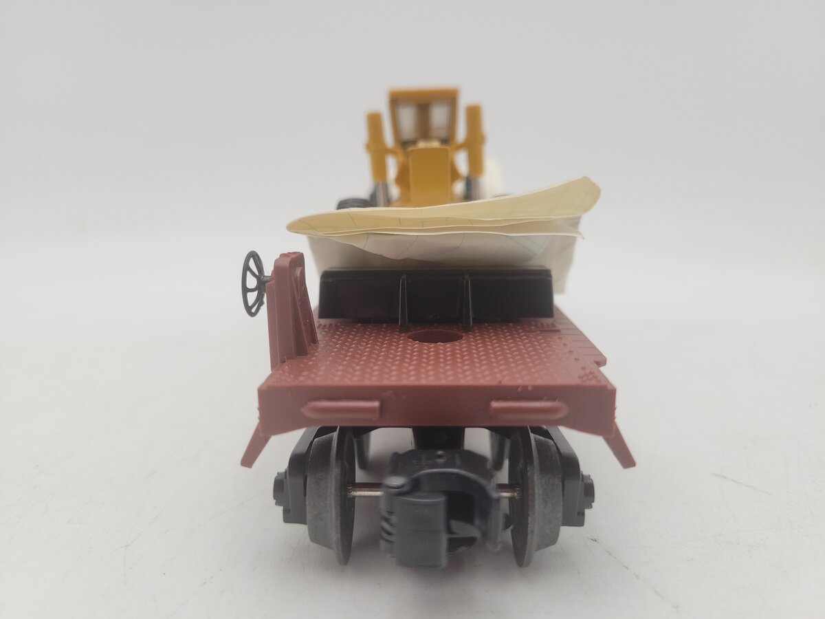 Lionel 6-16934 O Gauge Pennsylvania Flatcar w/Ertl Road Grader EX/Box