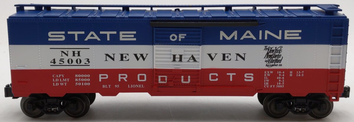 Lionel 6-17217 O Gauge State of Maine New Haven Boxcar #45003 EX/Box
