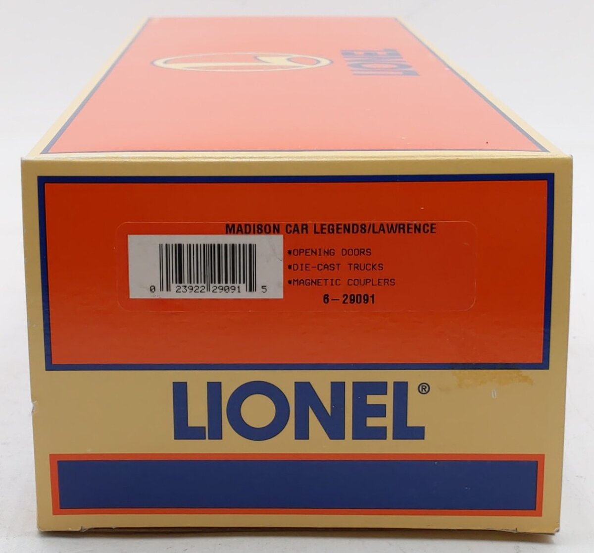 Lionel 6-29091 O Gauge Lionel Lines "Lawrence Cowen" Madison Passenger Car #2657 EX/Box