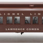 Lionel 6-29091 O Gauge Lionel Lines "Lawrence Cowen" Madison Passenger Car #2657 EX/Box