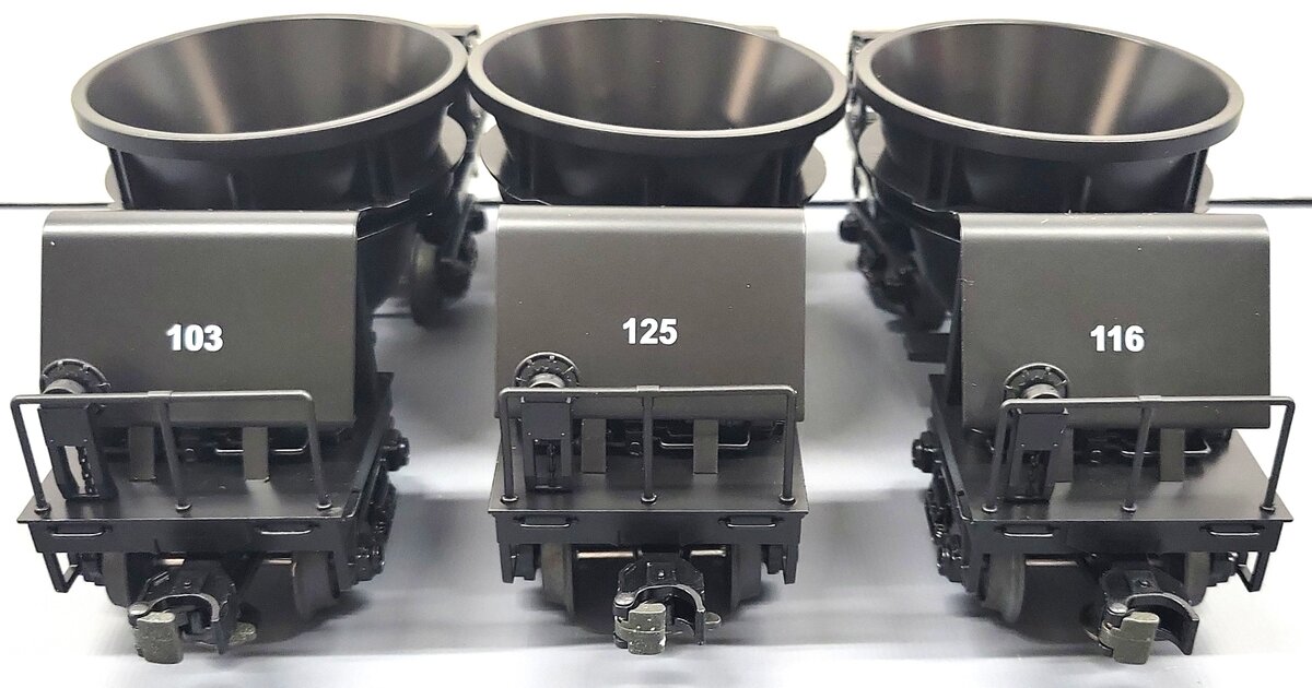 MTH 20-90011 O Gauge Undecorated Premier Slag Car Set LN/Box