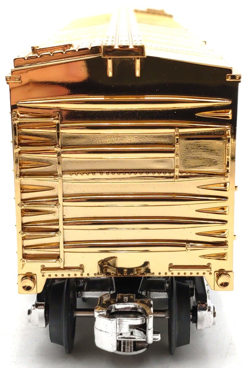 MTH 30-7446 O Gauge Gold Plated Pennsylvania Boxcar #28649 EX/Box