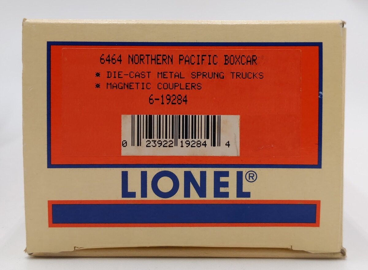 Lionel 6-19284 O Gauge Northern Pacific 6464 Boxcar #6464-396 EX/Box