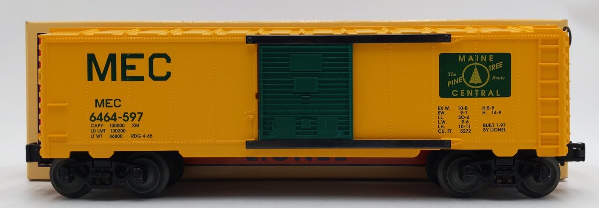 Lionel 6-29203 O Gauge Maine Central Boxcar #6464-597 EX/Box